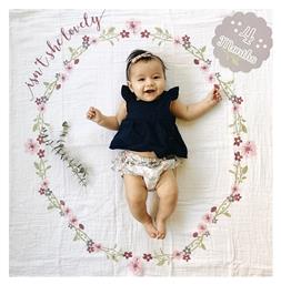 Σεντόνι Φωτογράφισης Μωρού Isn't She Lovely για Κορίτσι Lulujo