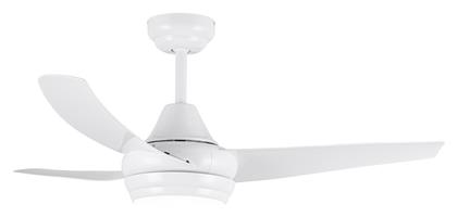 Ανεμιστήρας Οροφής 132cm με Φως και Τηλεχειριστήριο Λευκός Luma