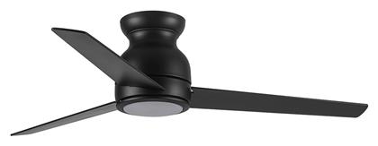 Ανεμιστήρας Οροφής 132cm με Φως και Τηλεχειριστήριο Μαύρο/Walnut Luma