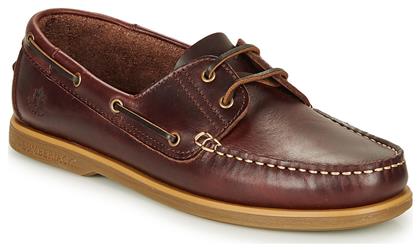 Δερμάτινα Ανδρικά Boat Shoes σε Καφέ Χρώμα Lumberjack