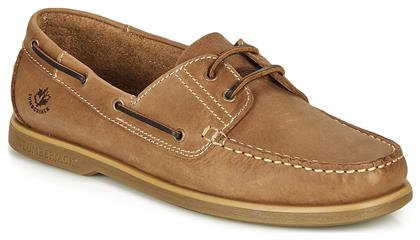 Δερμάτινα Ανδρικά Boat Shoes σε Ταμπά Χρώμα Lumberjack