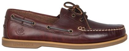 Navigator Δερμάτινα Ανδρικά Boat Shoes σε Καφέ Χρώμα Lumberjack