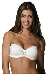 Character Ivory Strapless Σουτιέν χωρίς Ενίσχυση με Μπανέλες Luna