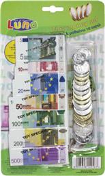 Luna Χαρτονομίσματα & Κέρματα Euro για 3+ Ετών 37τμχ