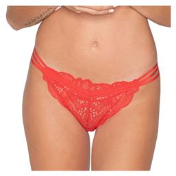 Γυναικείο String με Δαντέλα Κόκκινο Luna