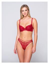 Βαμβακερά Γυναικεία Brazil 2Pack με Δαντέλα Κόκκινα Luna