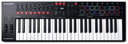 M-Audio Midi Keyboard Oxygen PRO 49 με 49 Πλήκτρα σε Μαύρο Χρώμα - M Audio