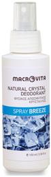 Breeze Αποσμητικός Κρύσταλλος σε Spray 100ml Macrovita
