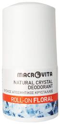 Floral Αποσμητικός Κρύσταλλος σε Roll-On 50ml Macrovita