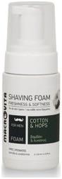 Shaving Foam Βαμβάκι & Λυκίσκος 125ml Macrovita