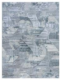 Feathers Σετ Μοντέρνα Χαλιά Κρεβατοκάμαρας Grey 3τμχ Madi