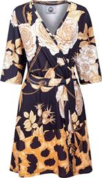 ΜΑΥΡΟ ΚΡΟΥΑΖΕ ΦΟΡΕΜΑ ΜΕ PRINT - 466946 από το Style Icon Boutique