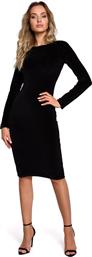 ΜΑΥΡΟ PENCIL ΦΟΡΕΜΑ ΒΕΛΟΥΔΟ - 552401 από το Style Icon Boutique