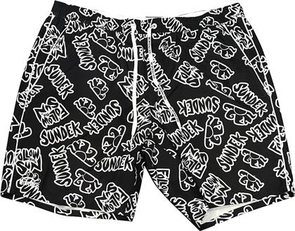 Μαγιό Βερμούδα Pervis bs Elastic Waist 16 Piping Pocket M420BDP01PT-004-BLACK Ανδρικό Sundek