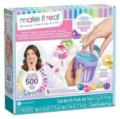 Party Nails Glitter Design Make It Real