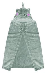 Κουβέρτα Αγκαλιάς & Λίκνου Baby Monocer Fleece 36x86cm Grey Makis Tselios Home