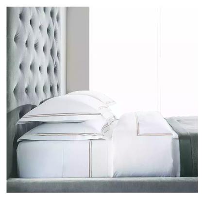 Σεντόνι Ξενοδοχείου Λευκό King Size 260x270εκ. Makis Tselios Home
