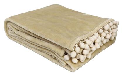 Makis Tselios Κουβέρτα Κούνιας Pomy Fleece 110x140cm Beige - Makis Tselios Home