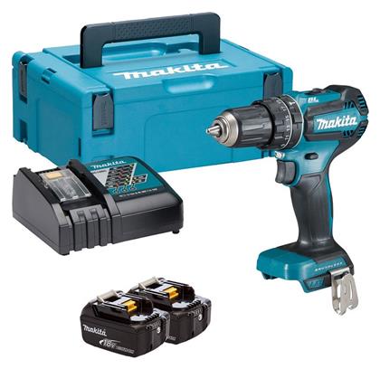 Κρουστικό Δραπανοκατσάβιδο Μπαταρίας Brushless 18V 2x5Ah Makita