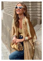 Μακρύ Γυναικείο Κιμονό Gold - Perfectdress