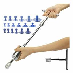 Kit Επιδιόρθωσης για Βαθουλώματα Αυτοκινήτου με 18 προσαρμογείς Ασημί 1τμχ Malatec