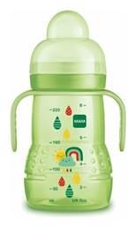 Mam Εκπαιδευτικό Μπιμπερό με Λαβές Trainer + 4m+ Pink 220ml - Publish