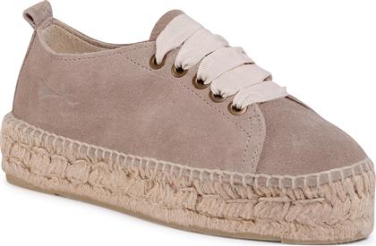 Hamptons Sneakers Suede Γυναικείες Εσπαντρίγιες Vintage Taupe Manebi