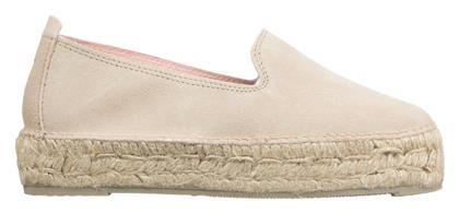 Hamptons Suede Γυναικείες Εσπαντρίγιες σε Μπεζ Χρώμα Manebi