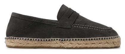 Suede Ανδρικές Εσπαντρίγιες σε Γκρι Χρώμα Manebi