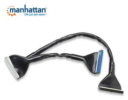 IDE - 2x IDE Cable 0.9m Μαύρο (336819) Manhattan