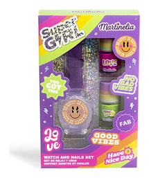 Manicure Set Watch Super Girl 3 Pieces Martinelia