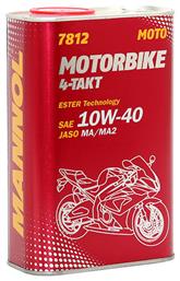 7812 Motorbike 4-Takt Λάδι 10W-40 1lt Mannol