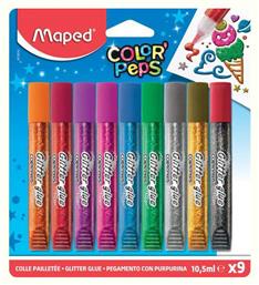 Color'Peps Glitter Κόλλα 10.5ml 9τμχ Maped