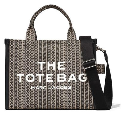 The Monogram Δερμάτινη Γυναικεία Τσάντα Tote Χειρός Μαύρο/Μπεζ Marc Jacobs