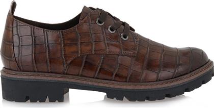 MARCO TOZZI OXFORDS L128G0722153 - ΚΑΦΕ ΚΡΟΚΟ 2-2-23702-35-317 CHESTN. A. CROCO από το Tsakiris Mallas