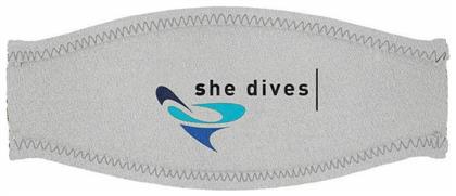 Λουράκι Μάσκας Neoprene She Dives Γκρι Mares