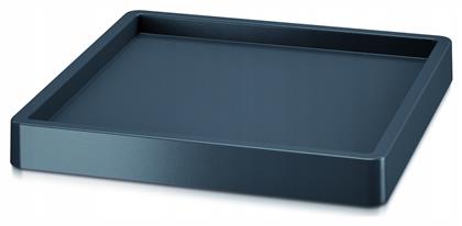 Marhome 09-IPRS370-S433 Τετράγωνο Πιάτο Γλάστρας Με Ρόδες Ανθρακί 36.6x36.6cm - Prosperplast