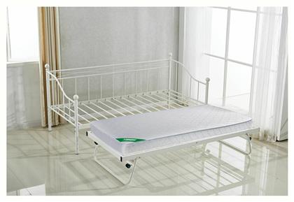 Marin Καναπές Κρεβάτι Μονό για Στρώμα 90x190cm Άσπρο - Woodwell