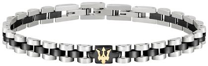 Ανδρικό Βραχιόλι από Ατσάλι Maserati