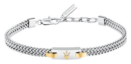 Ανδρικό Βραχιόλι από Ατσάλι Maserati