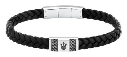 Ανδρικό Βραχιόλι Δερμάτινο Maserati