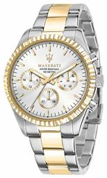 Ρολόι Μπαταρίας με Μεταλλικό Μπρασελέ Maserati