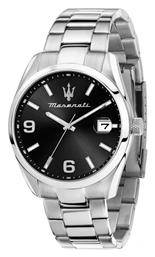 Ρολόι Μπαταρίας με Μεταλλικό Μπρασελέ Maserati