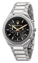 Stile Ρολόι Μπαταρίας με Μεταλλικό Μπρασελέ Maserati