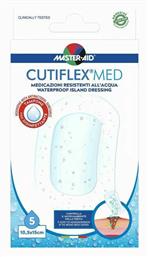 Master Aid Αδιάβροχα Αυτοκόλλητα Επιθέματα Cutiflex 15x10.5cm 5τμχ