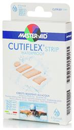 Αδιάβροχα Αυτοκόλλητα Επιθέματα Cutiflex Strip 20τμχ Master Aid