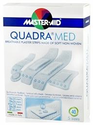 Αυτοκόλλητα Επιθέματα Quadra Med 5 Μεγέθη 40τμχ Master Aid
