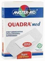 Αυτοκόλλητα Επιθέματα Quadra Med 86x39mm 10τμχ Master Aid