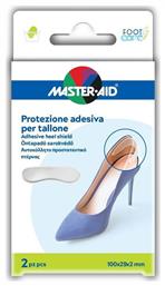 Master Aid Foot Care Adhesive Heel Shield Αυτοκόλλητο Προστατευτικό Πτέρνας 2 τμχ