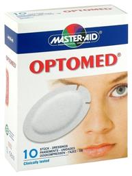 Optomed Super Οφθαλμικά Επιθέματα σε Λευκό χρώμα 96x66mm 10τμχ Master Aid